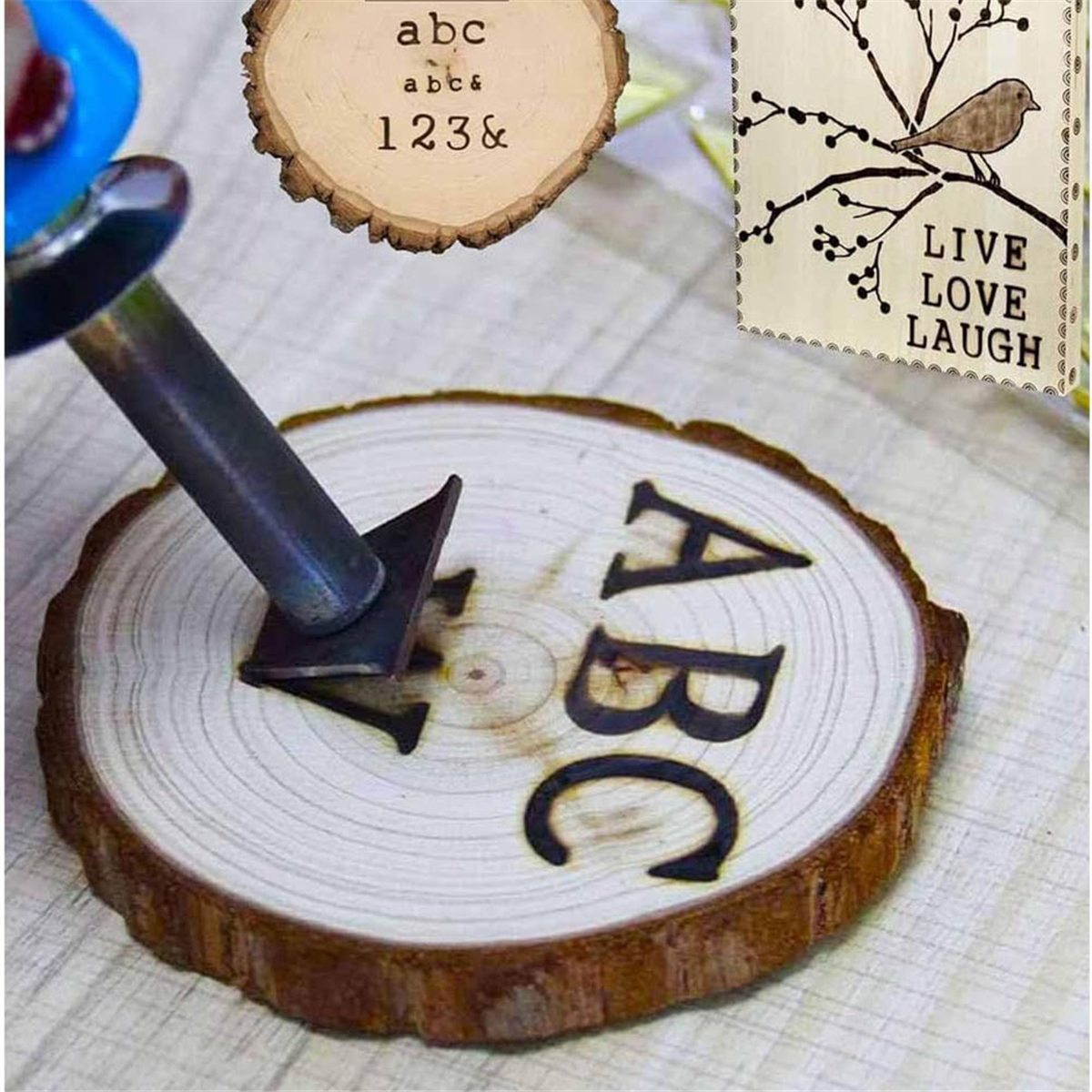 Leatherwork Embossing - New Wood Burner with Letters Stamps,