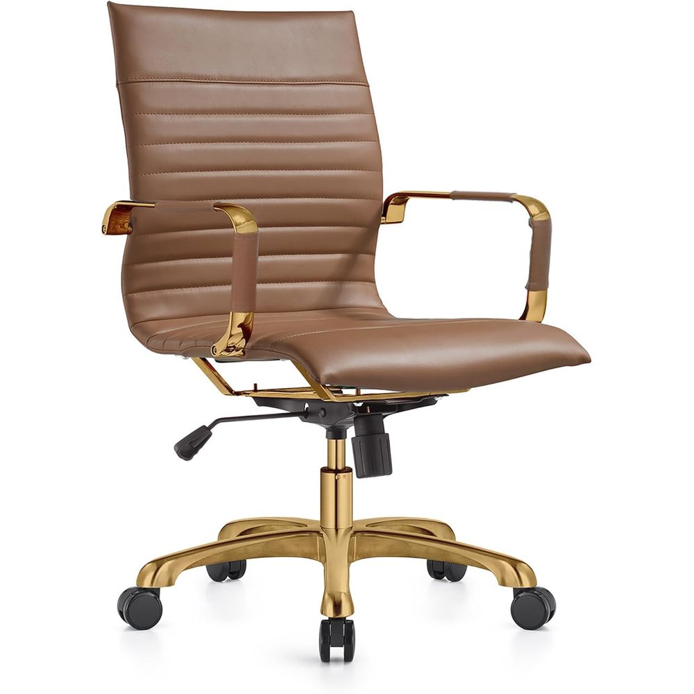 Leatherwork At Home - Ergonomic High-Back Leather Office Chair with