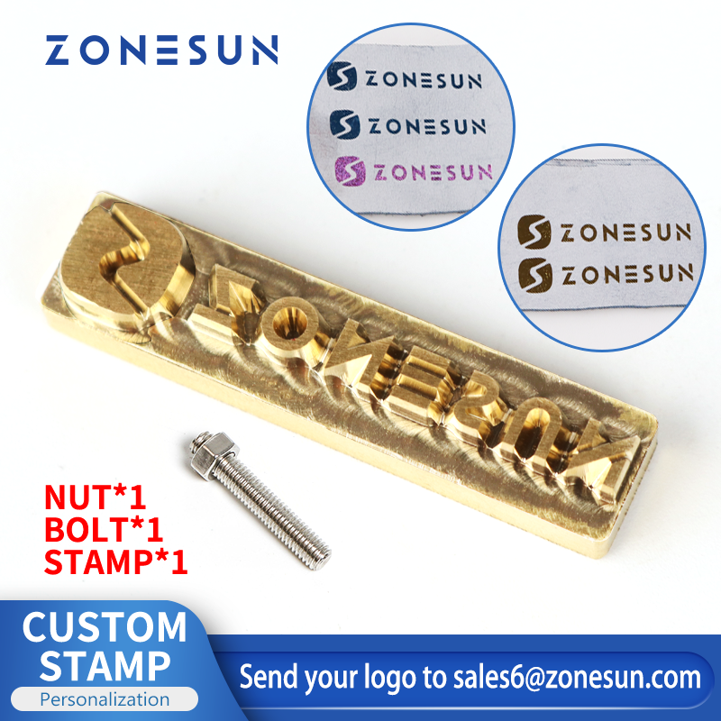 Leatherwork Embossing - ZONESUN Custom Logo Leather Stamp Hot