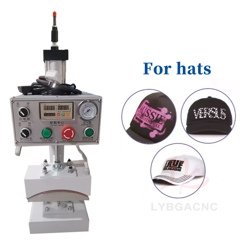 Leather Work Hat - Pneumatic Automatic Heat Press Machine for