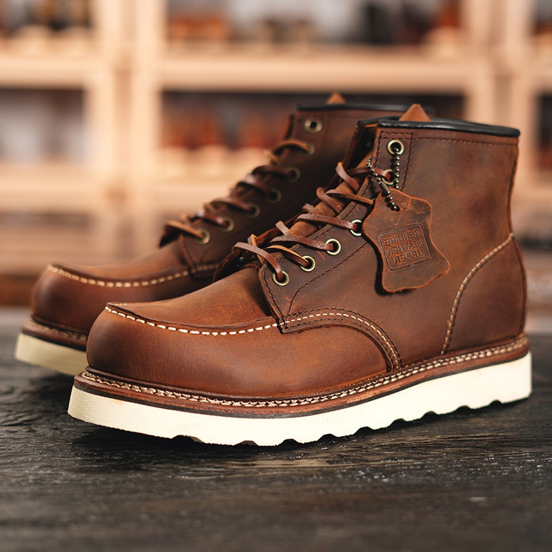 Youtube Leatherwork - American Style 1907 Work Boots Crazy