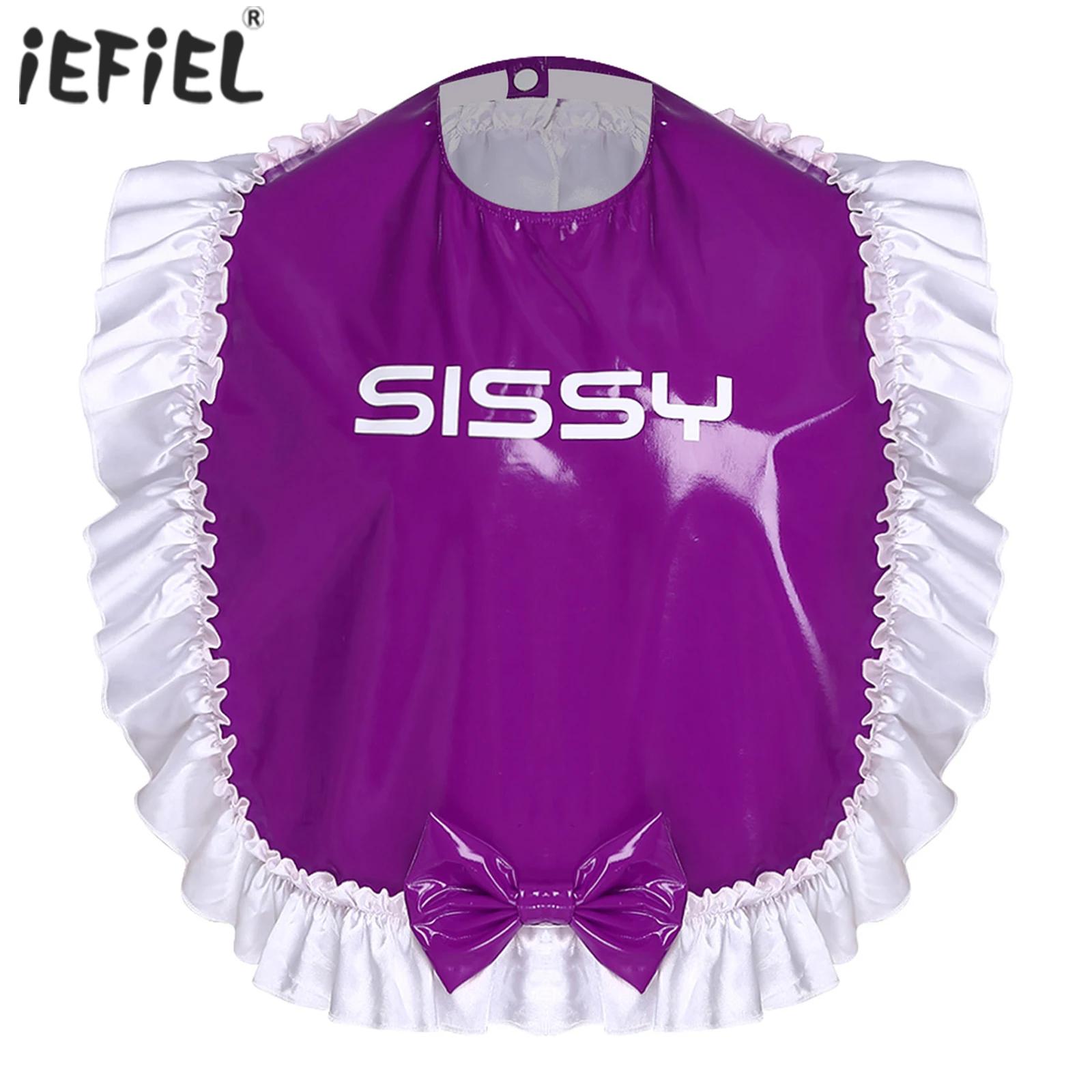 Mens Sissy Bibs Tops with Ruff - Leatherwork Letters review and price