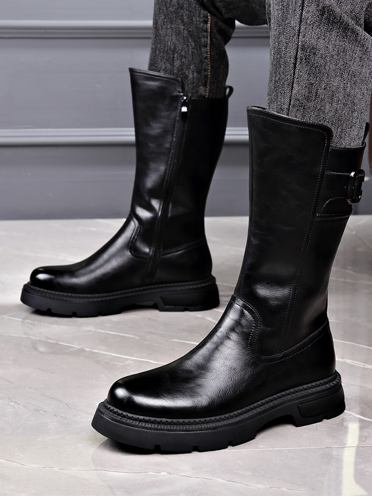 Men's Long Tube  Boots High To - Youtube Leatherwork review and price