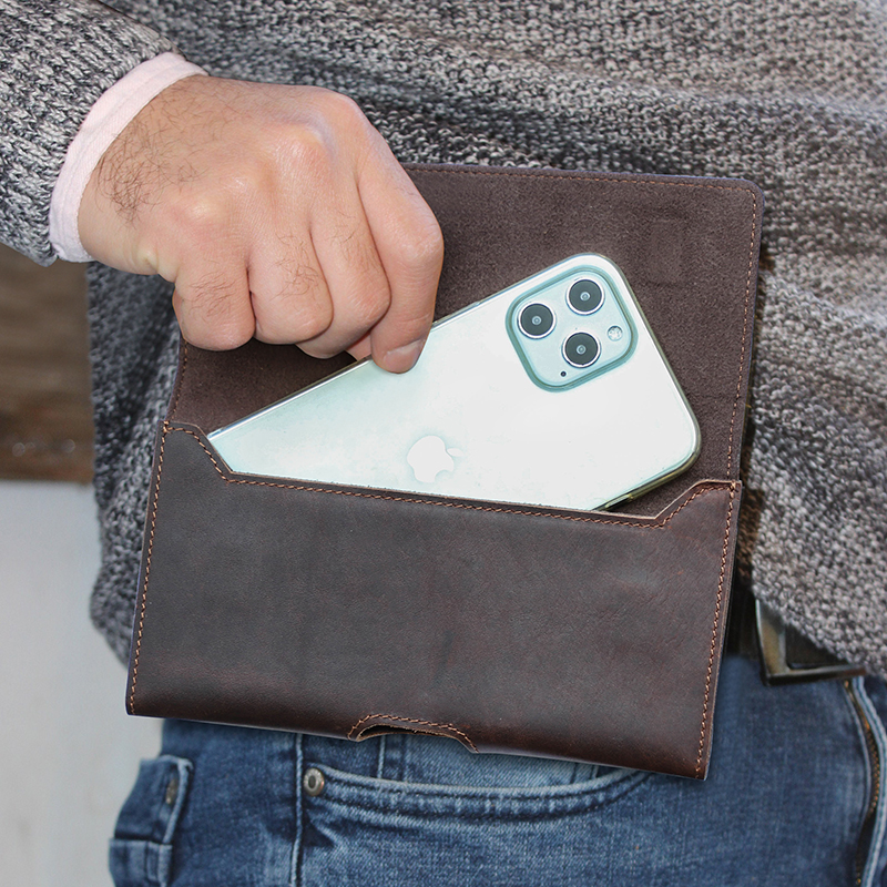 Cowhide Leather Waist Bag Phon - Leatherwork Belt review and price