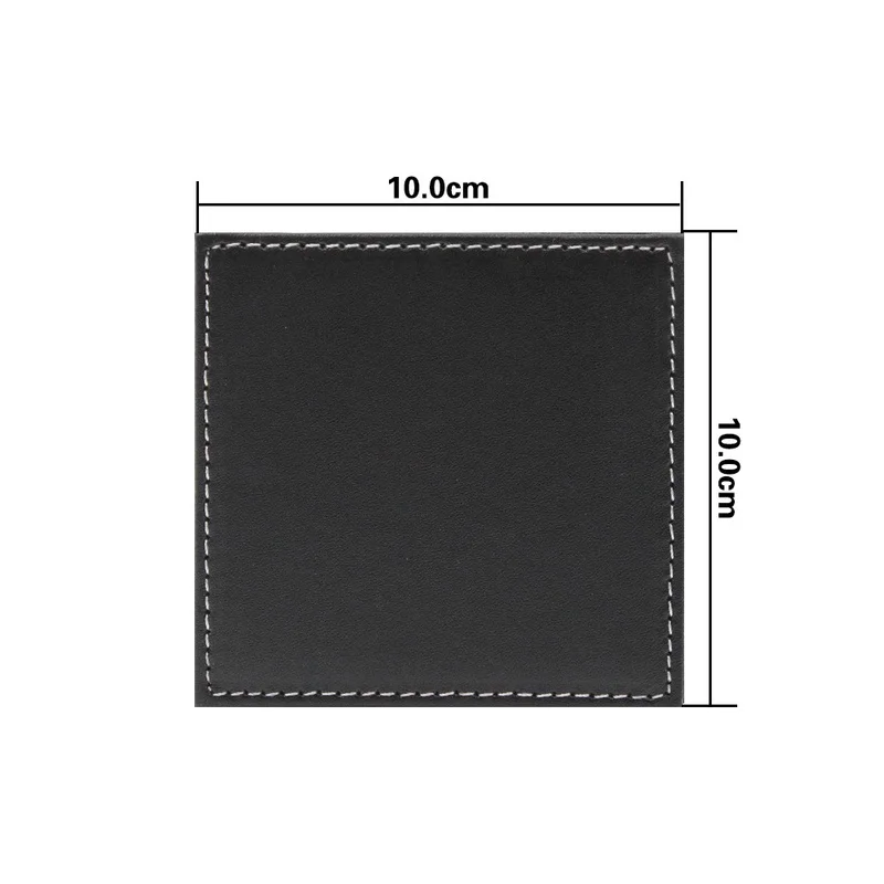 6pcs/Set Business Leather Coas - Leatherwork Table review and price