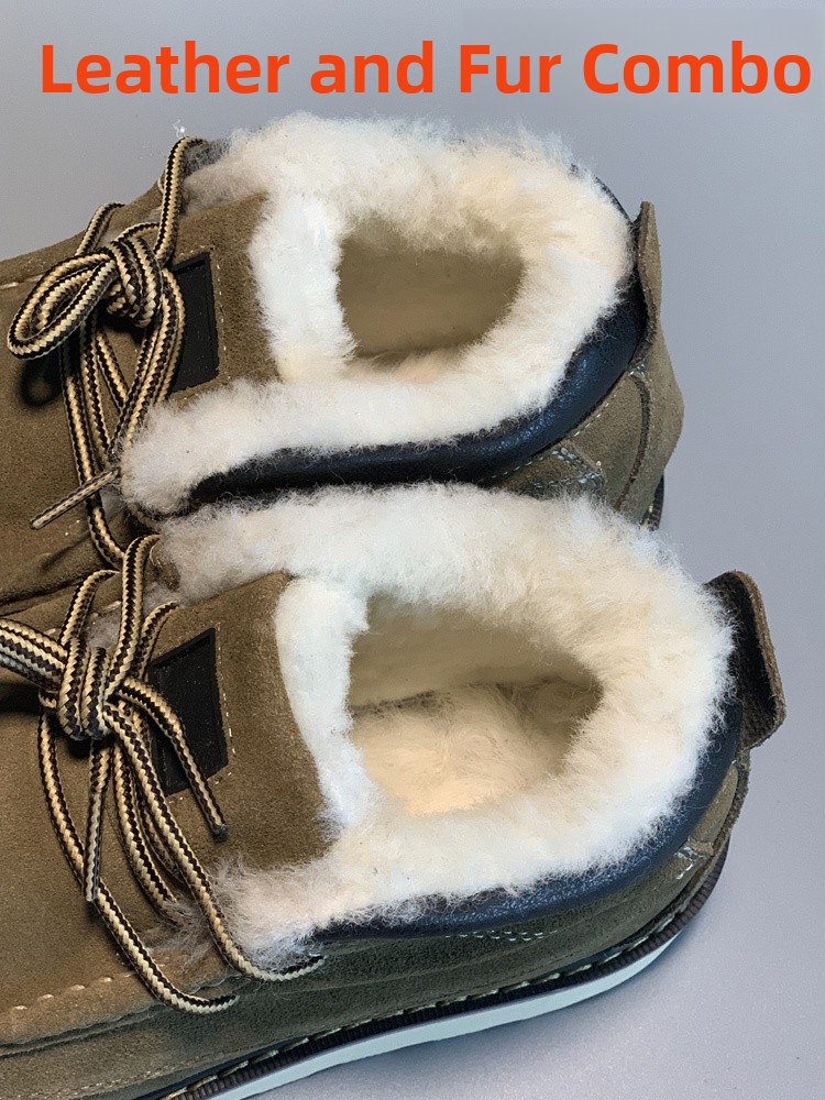 Men's  Boots Fur Lined Thick B - Youtube Leatherwork review and price