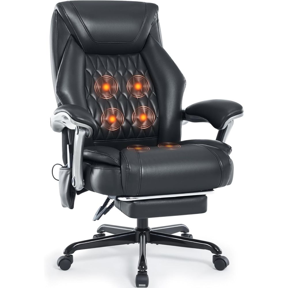 Ergonomic Reclining Office Cha - Leatherwork At Home review and price