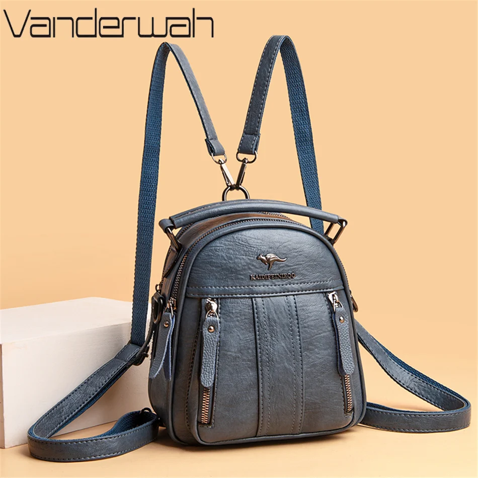4 In 1 Leather Backpacks Multi - Leatherwork Letters review and price