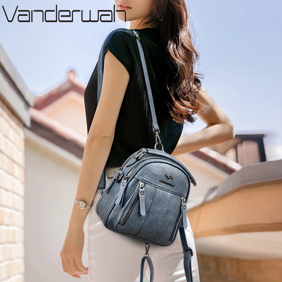 4 In 1 Leather Backpacks Multi - Leatherwork Letters review and price
