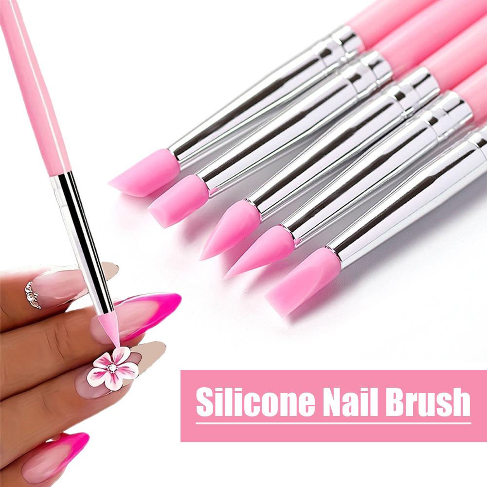 5Pcs/Set Silicone Nail Brush C - Leatherwork Embossing review and price