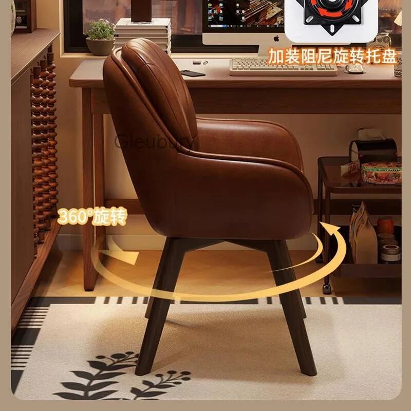 Leather Vintage Computer Chair - Leatherwork Table review and price