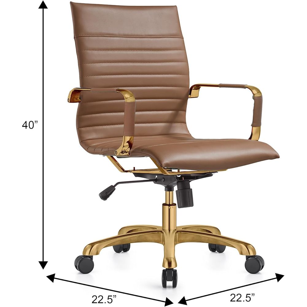 Ergonomic High-Back Leather Of - Leatherwork At Home review and price