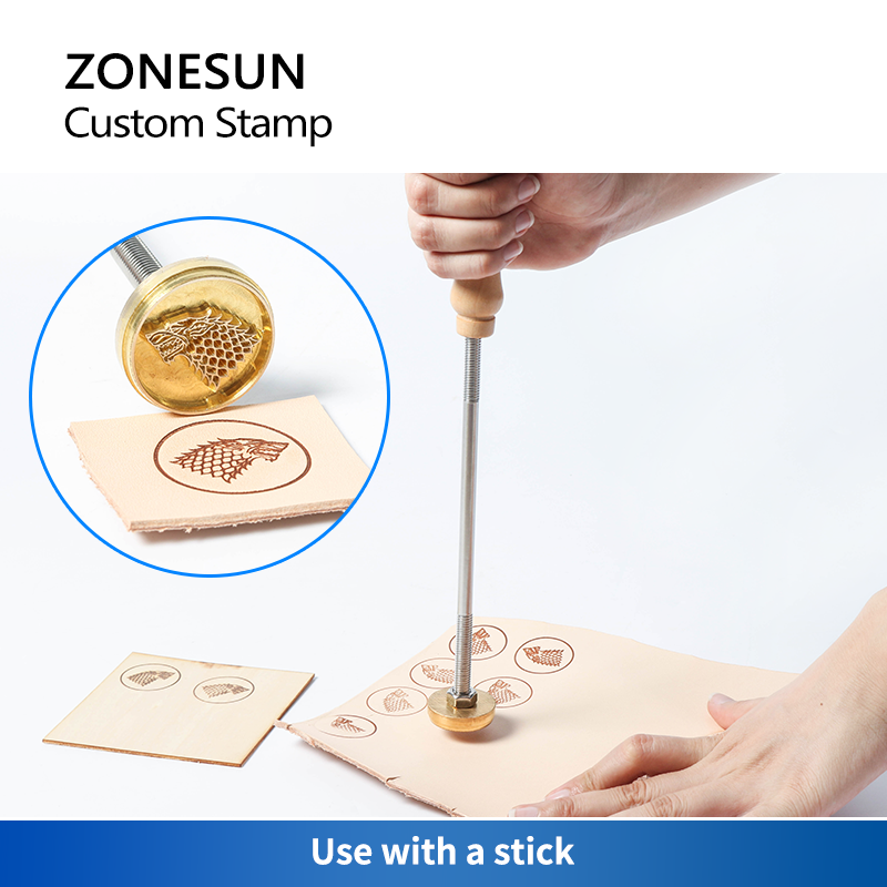 ZONESUN Custom Logo Leather St - Leatherwork Embossing review and price