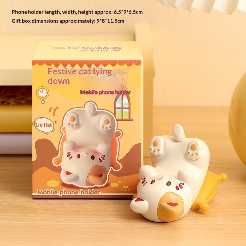 Cute Cartoon Cat Desktop Ornam - Leatherwork Table review and price