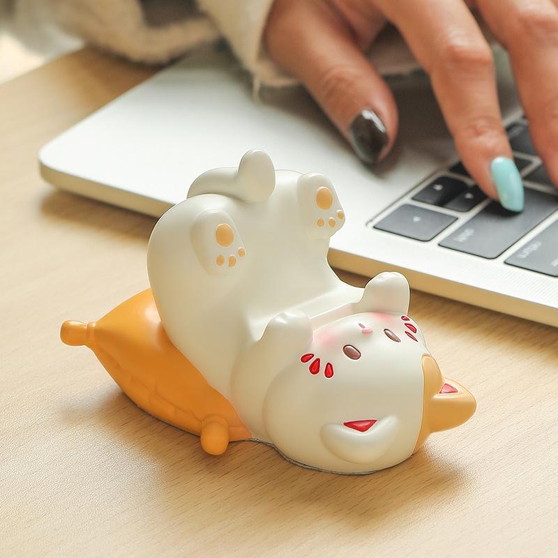 Cute Cartoon Cat Desktop Ornam - Leatherwork Table review and price
