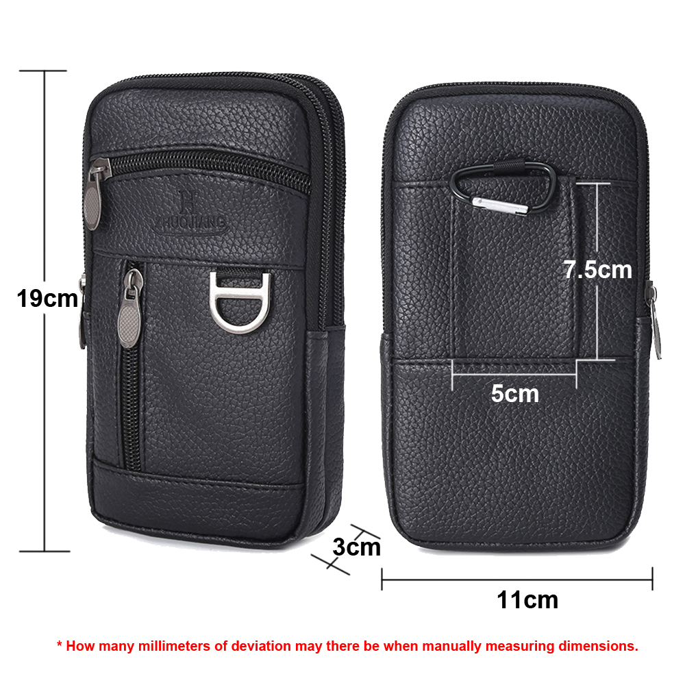 Men Waist Bag Mobile Phone Bag - Leatherwork Belt review and price