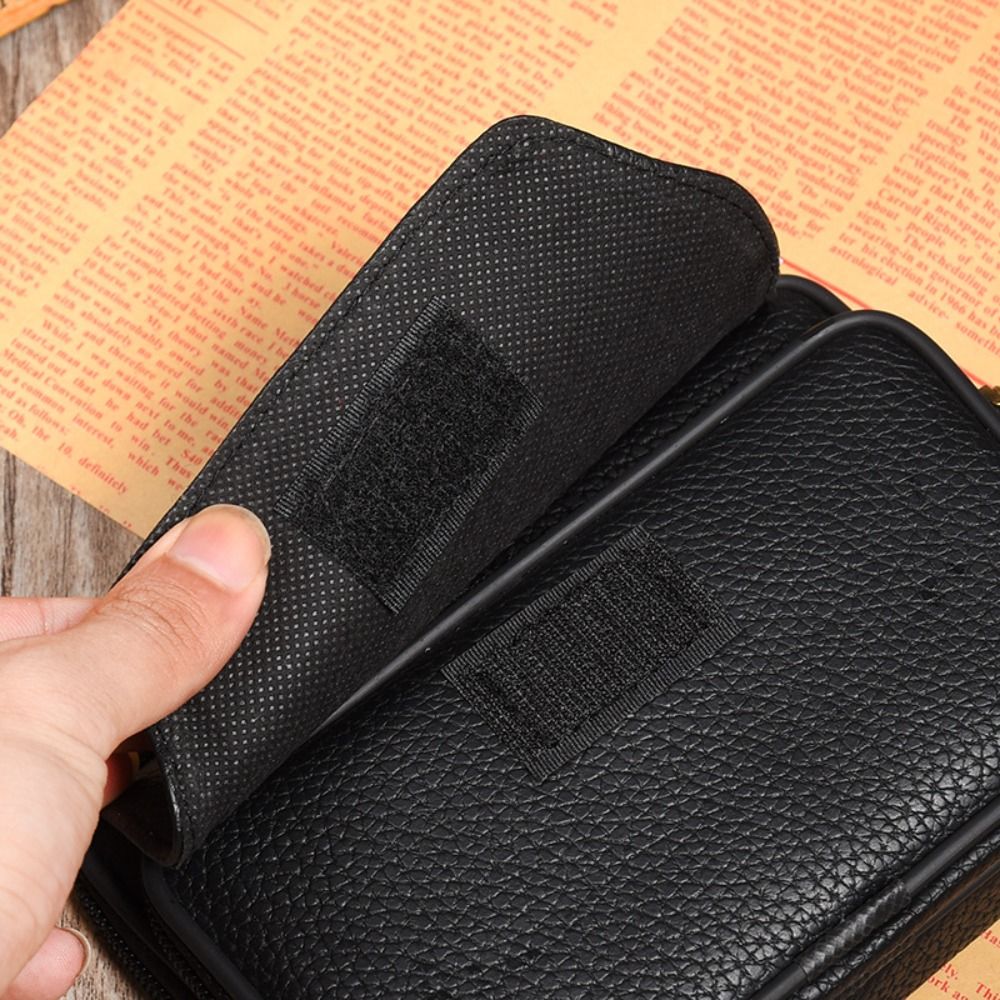 PU Leather Men Small Waist Bag - Leatherwork Belt review and price