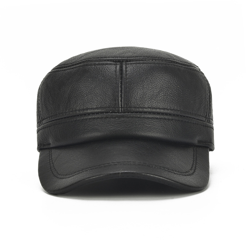 Genuine Cow Leather Beret Caps - Leather Work Hat review and price