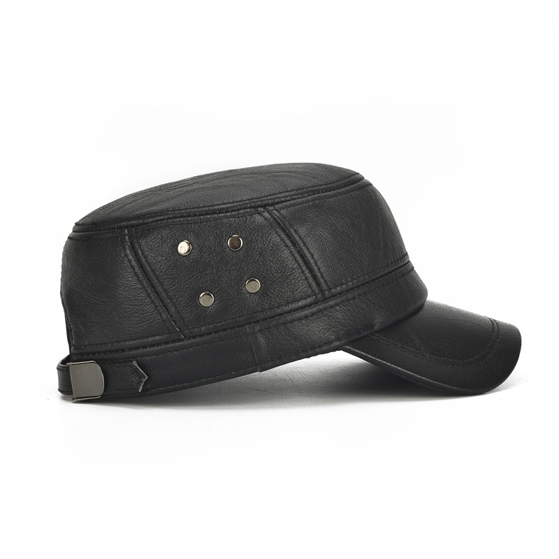 Genuine Cow Leather Beret Caps - Leather Work Hat review and price