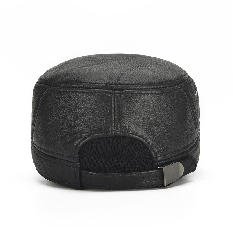 Genuine Cow Leather Beret Caps - Leather Work Hat review and price