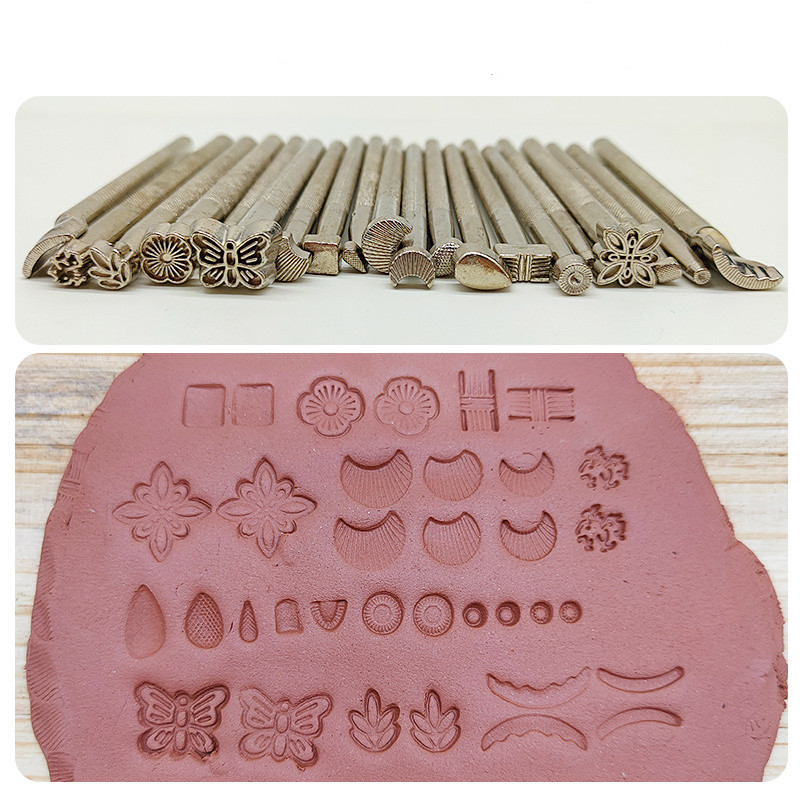 20PCS Pottery Stamps for Embos - Leatherwork Embossing review and price