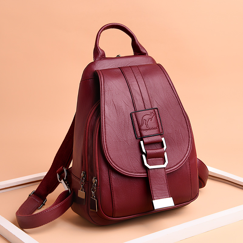 HOT 6 Color Women Backpacks Wo - Leatherwork Letters review and price