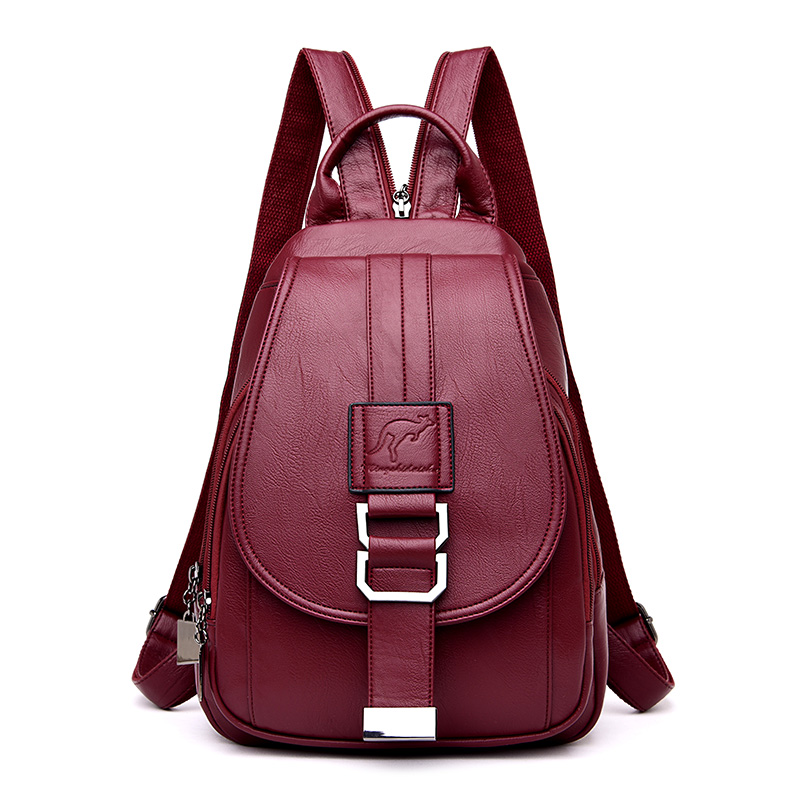 HOT 6 Color Women Backpacks Wo - Leatherwork Letters review and price