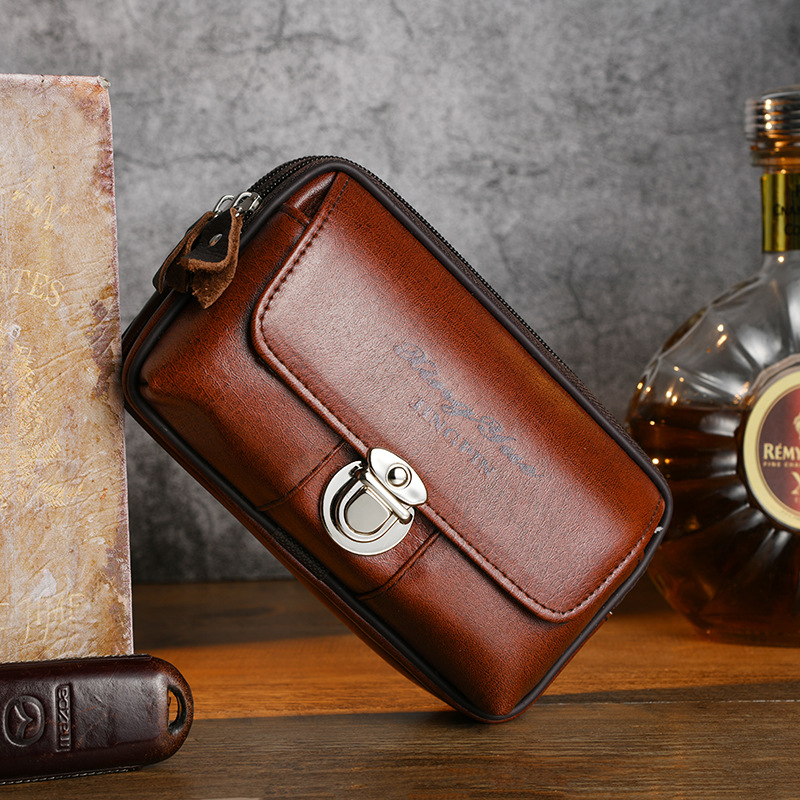 PU Leather Waist Pack for Men  - Leatherwork Belt review and price