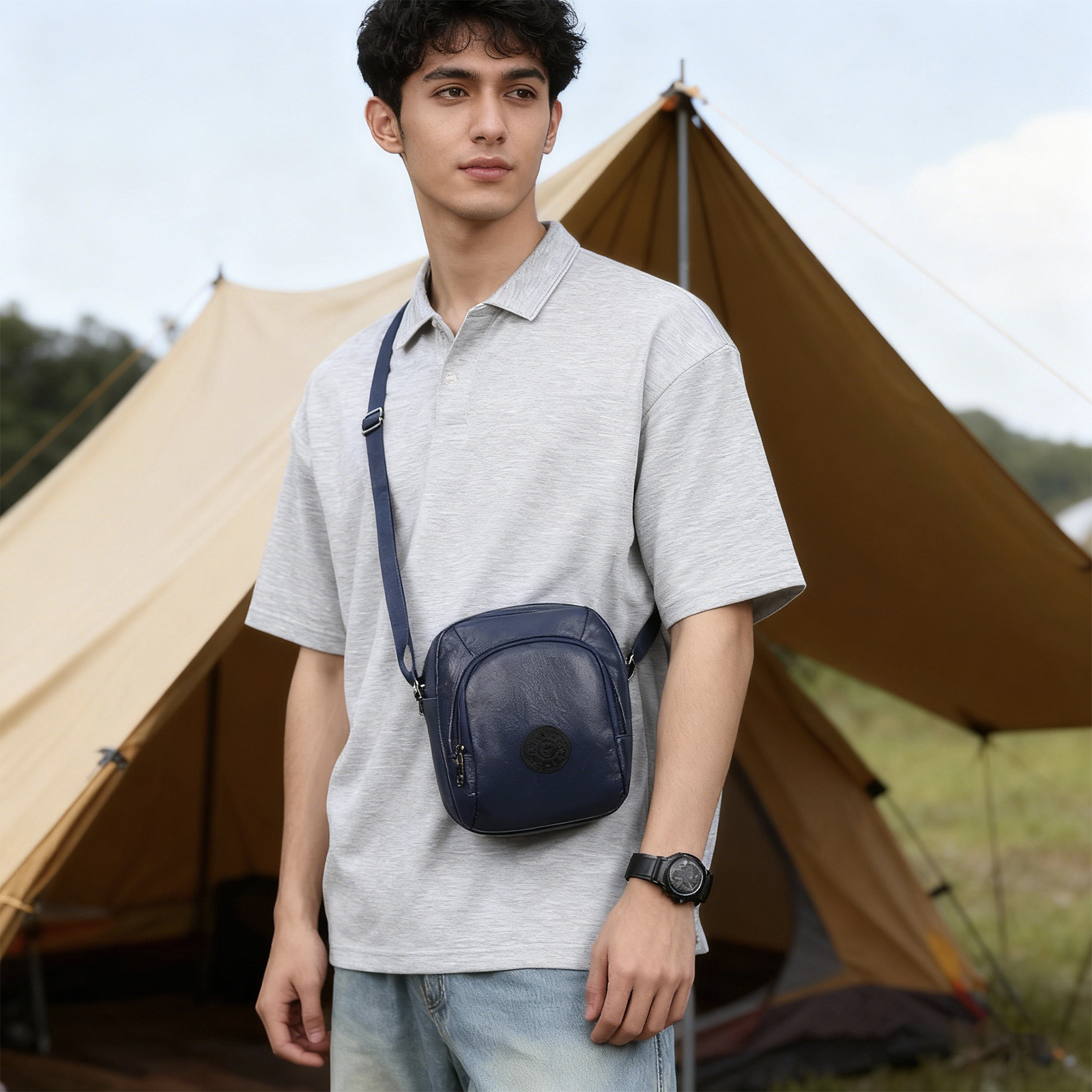 Small Shoulder Sling Bag for M - Leatherwork Letters review and price
