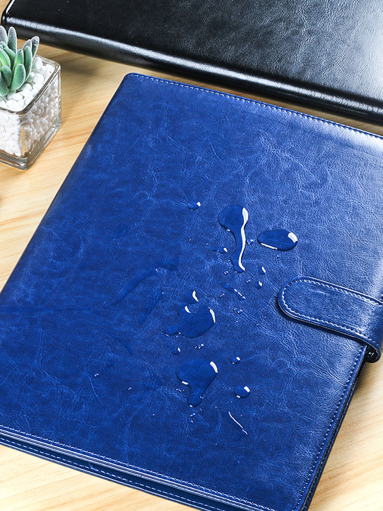 Black A4 Leather Padfolio Port - Leather Work Folder review and price