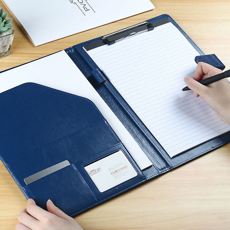 Black A4 Leather Padfolio Port - Leather Work Folder review and price