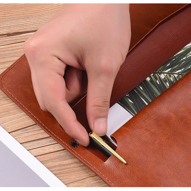 A6 A5 A4 Leather File Folder D - Leather Work Folder review and price