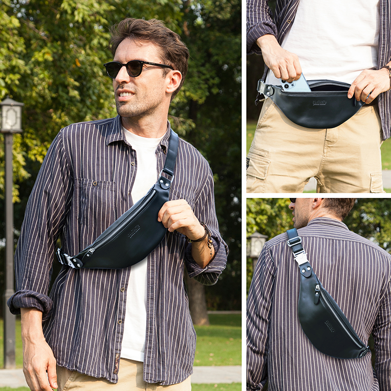 CONTACT'S Men Waist Packs Genu - Leatherwork Belt review and price