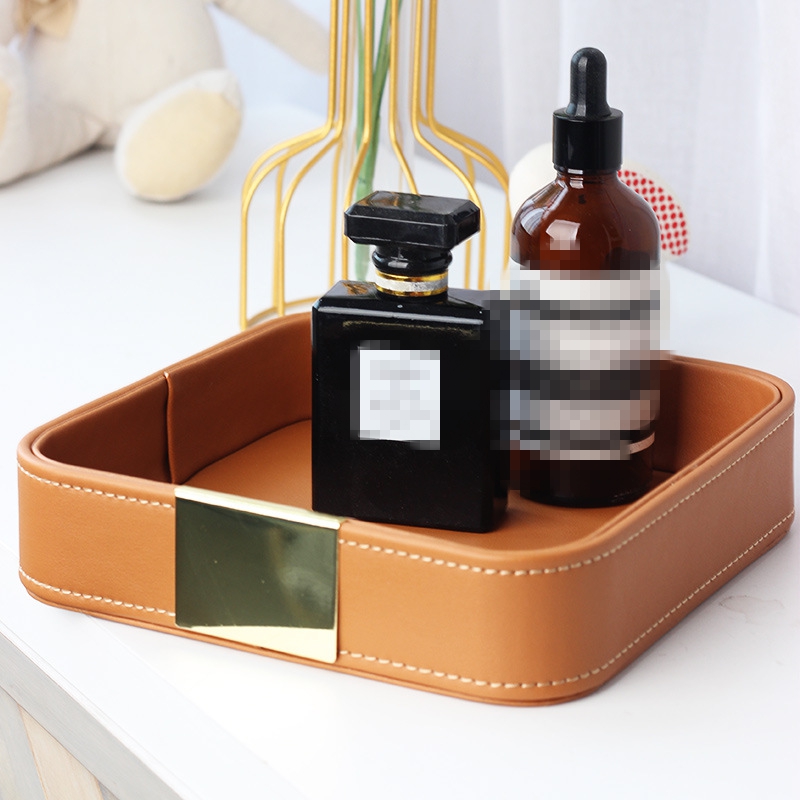 Leather Desk Tray Desktop Stor - Leatherwork Table review and price