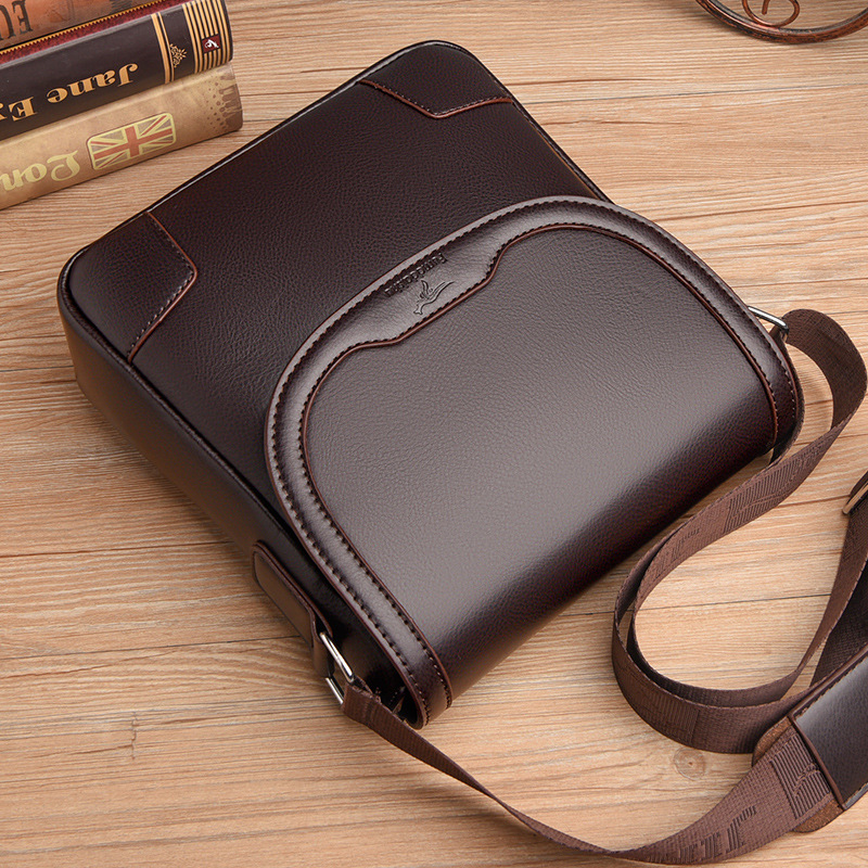 Luxury Brand Men Leather Shoul - Leatherwork Letters review and price