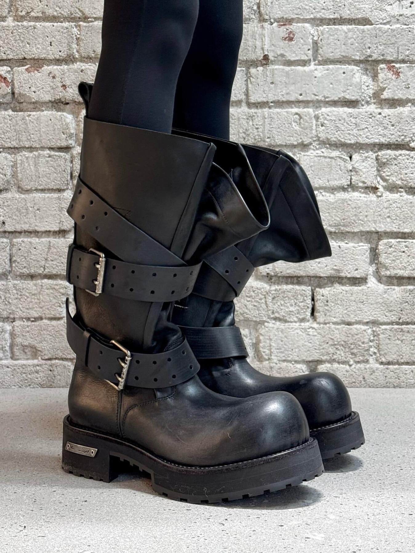 ex Parisian Vm Platform  Boots - Youtube Leatherwork review and price