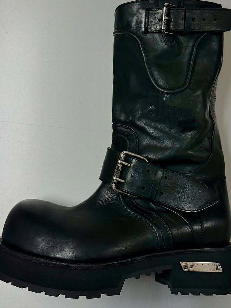 ex Parisian Vm Platform  Boots - Youtube Leatherwork review and price