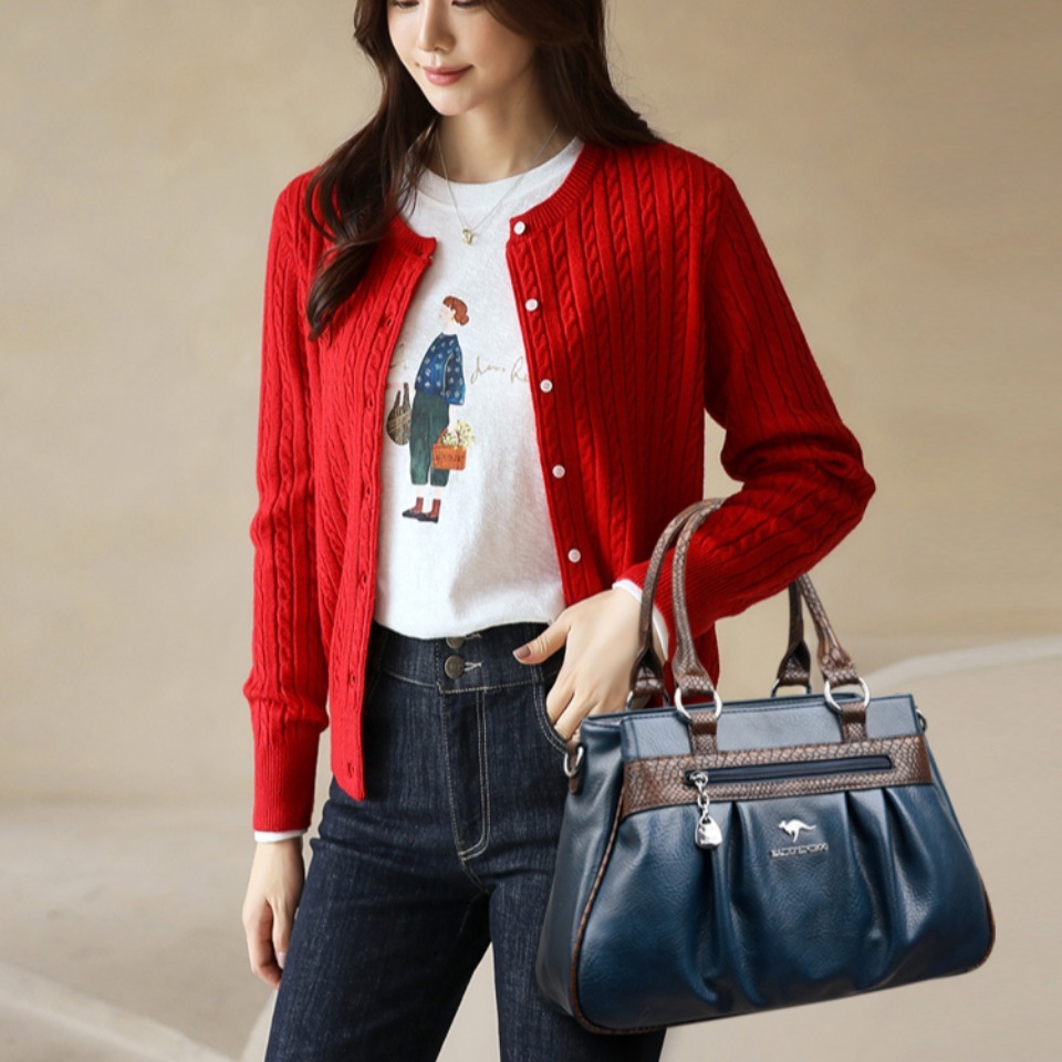 Three Layers Luxury Casual Tot - Leatherwork Letters review and price