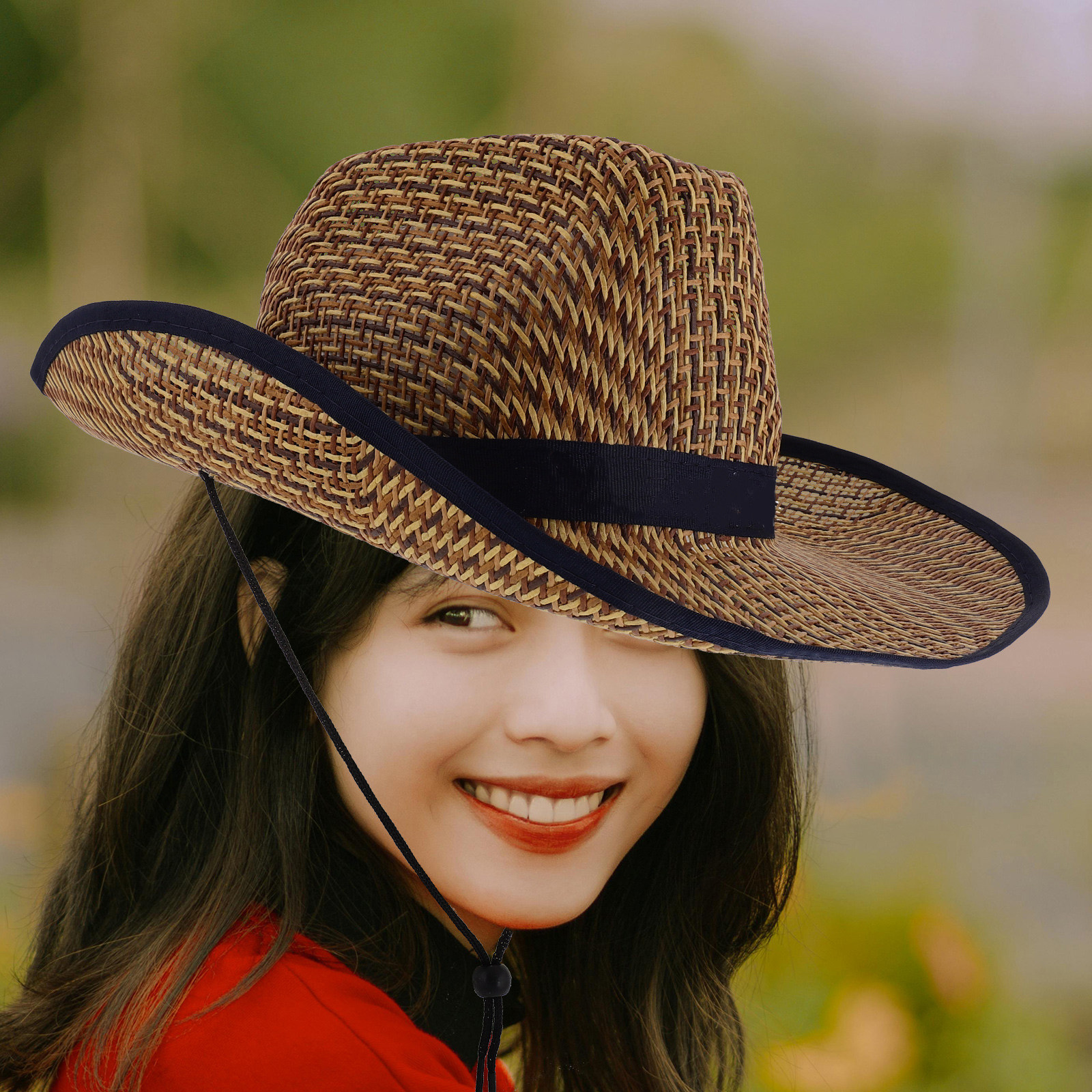 Outdoor Farmer Straw Hat for M - Leather Work Hat review and price