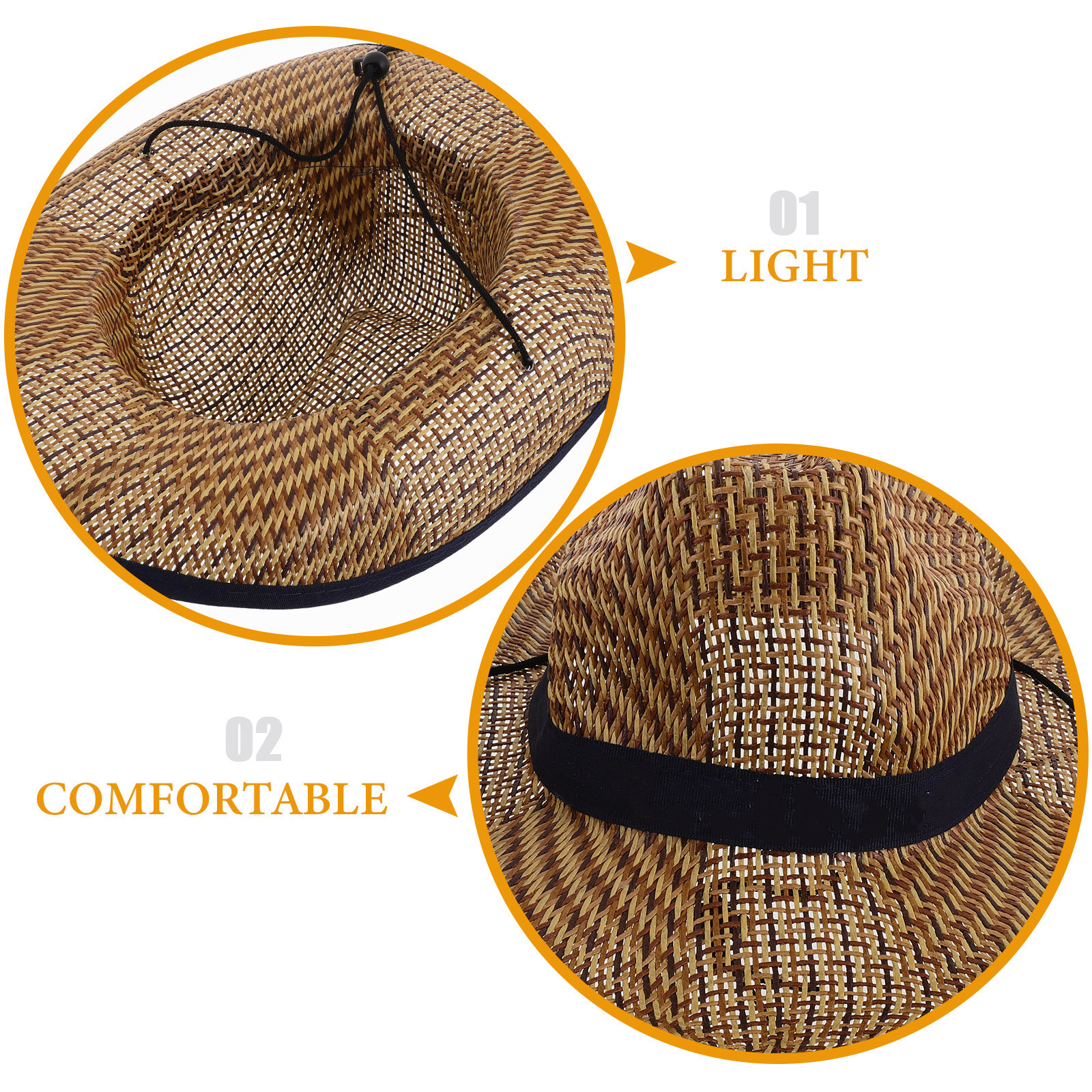 Outdoor Farmer Straw Hat for M - Leather Work Hat review and price