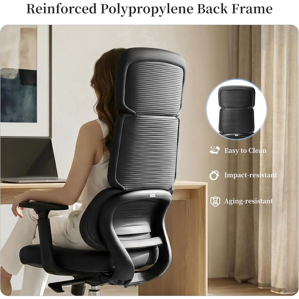 High-Back PU Leather Office Ch - Leatherwork At Home review and price