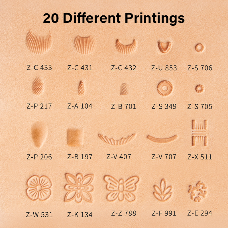 WUTA Leather Stamping Tools Sk - Leatherwork Embossing review and price
